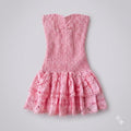 Vestido de tubo rosa