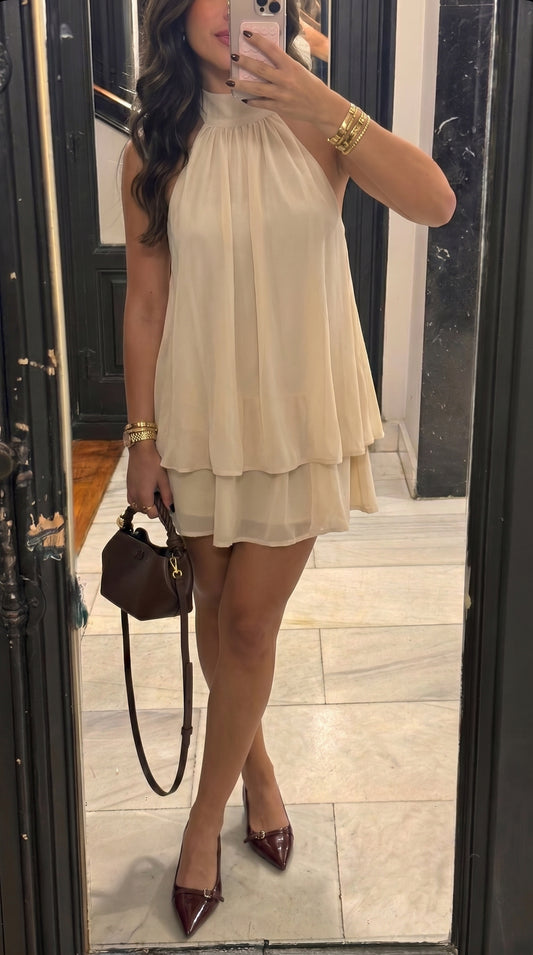 MARINA DRESS - Silk Halter