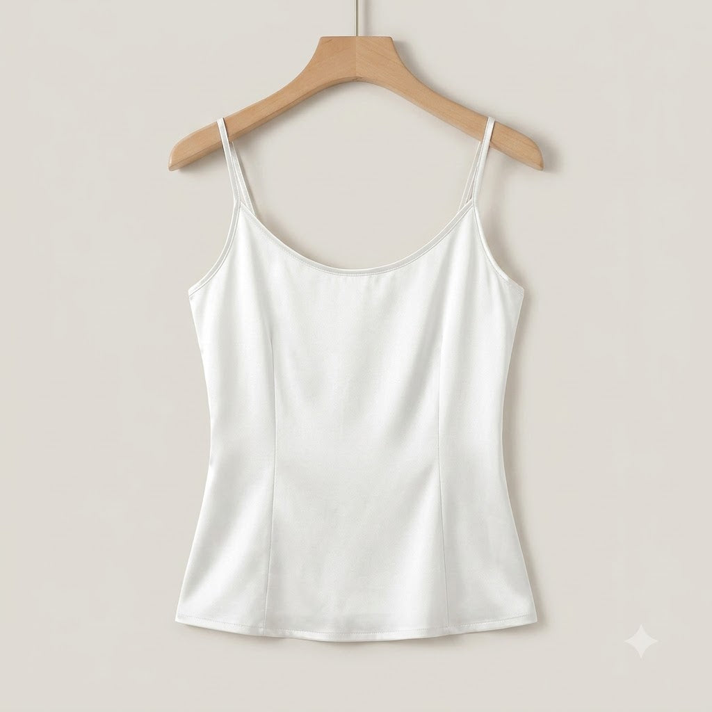 Satin Crop Top